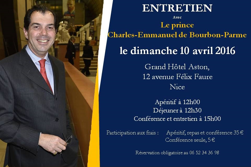 Conférence charles emmanuel